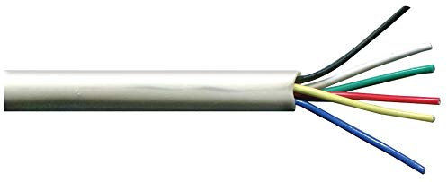 ALARM CABLE 6 CORE TYPE 3 WHITE LSF 100M, Multicored Cable/wire QTY X 1