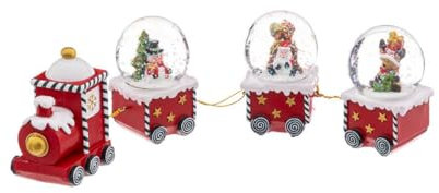 FEERIC LIGHTS & CHRISTMAS - Schneekugel weihnachtswaggon 45mm