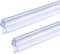 ITTISO Tira de sellado para puerta de ducha de 2 x 80 cm para vidrio de 4 mm/5 mm/6 mm de grosor, cubre hasta 12 mm de espacio de repuesto para puerta de ducha