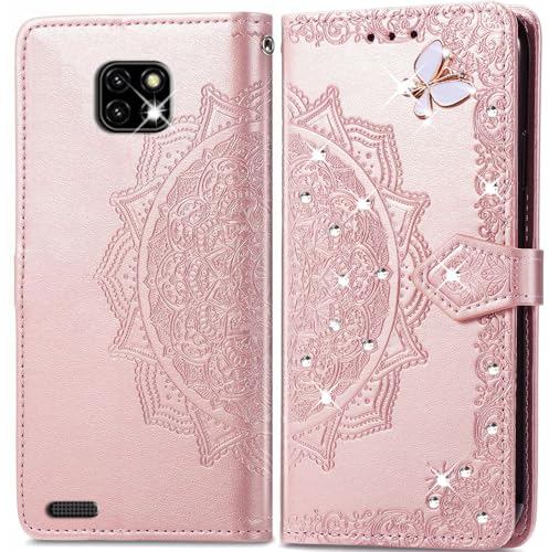 BIIULHCI Handyhülle Tasche für Ulefone Note 7 Hülle,PU Lederhülle Wallet Flip Case Standfunktion Kartenfach Schutzhülle Klapphülle für Ulefone Note 7 Cover