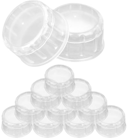 Alipis Shaker Bottle Replacement Lid Cap Top Cocktail Shaker Lids Shaker Cup Lids for Cup Universal Cup Lids Juice Splash Proof Flasks 12pcs