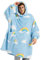 BEDSURE Decke mit ärmeln Kuscheldecke, Geschenke für Frauen Frau Hoodie Decke Damen, Tragbare Decke zum Anziehen Erwachsene,Warm Weich 107x90cm Regenbogen Printed