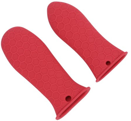 Alipis 2 Stück Topfgriffhalter Topfgriffhülse Silikongriffhalter Pfannengriffabdeckungen Griff Topflappen
