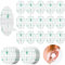 KOLZEMV Lot de 60 Protege Oreille, Autocollants Pour Oreilles étanches Pour Enfants, protection oreille piscine enfant, Cache Oreille Piscine Enfant, Protections Pour Ies Oreilles de Bébé