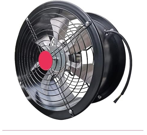 HEIDOUOZ Exhaust Fan, Ventilation Fan, Extractor Fan, High Speed Wall Mounted Commercial Industrial Exhaust Axial Fan Metal Powerful Exhaust Fan(8in)