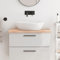 Buzaza Waschtischplatte 80x60x4 cm Massivholz Unbehandelt Holzplatte Massiv Waschtischplatte Massivholzplatte
