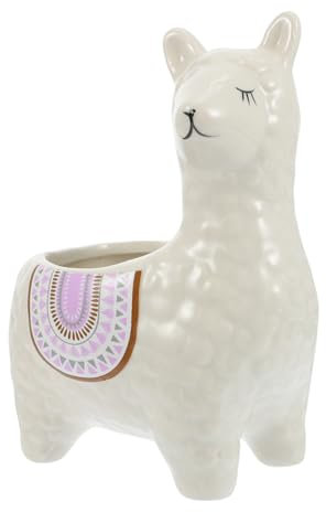 Yardwe Keramik Tierfigur Blumentopf Cartoon Design Innen Und Balkondeko Tisch Gartenpflanztopf Farbecht Lustiger Pflanzenbehälter Für Zuhause Und Büro