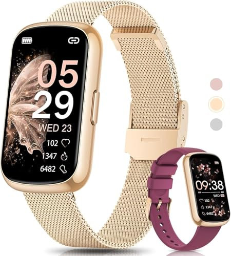 DEKELIFE Fitness Tracker, 1.47 Zoll Fitnessuhr Damen, 20+ Sport Modi Fitness Uhr mit Herzfrequenz/SpO2/Schlaf Monitor, Smart Watch für Android/iOS Phones, Geschenk
