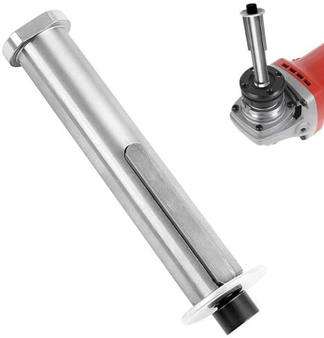 Vielseitige Satinierwalze M14 Gewinde, Schleifaufsatz für Winkelschleifer, Satinieraufsatz Verlängerung für Winkelschleifer, Spanndorn-Adapter für Poliermaschine und Satiniermaschine
