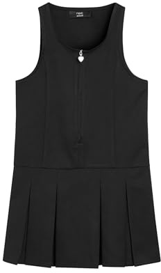 NEXT Mädchen Reguläre Passform Kleid mit Reißverschluss vorne 98-164
