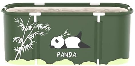 Vasca da bagno pieghevole per due persone – autoportante e isolata per un calore duraturo, perfetta per bagni di relax, vasche idromassaggio o sauna – Include coperchio e panchina