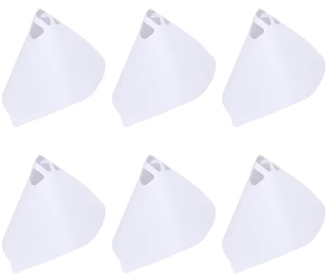 Voyoo 50pcs Colore Bianco Setaccio Carta Coni Colore Miscelazione Coppa Setaccio Filtri a Maglia Fine Imbuto Filtro Spray Spray Accessori Automotive, Body Repair Tools