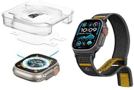 Spigen Athlex Air Pack - Correa & Protector de Pantalla para Serie Apple Watch Ultra