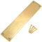 Polished Brass Victorian Style Finger Push Plate
