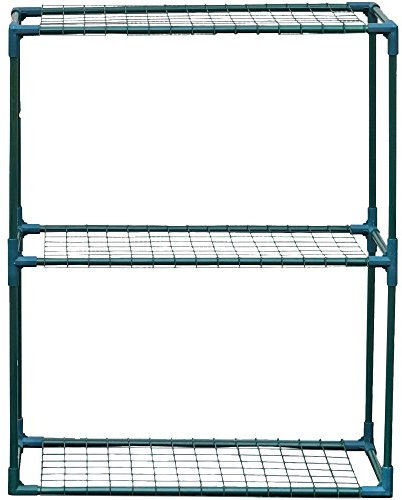3 Tier Greenhouse Shelving Unit Plant Pots Heavy Duty Free Standing Garden Tools Storage Portable Shed & Garage Storage Racking by Garden Grow