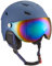 CMP - Wa-2 Skihelm mit Visier, Marine, XL