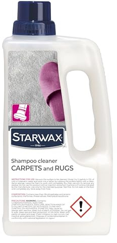 STARWAX Shampooing raviveur pour tapis et moquettes 1L