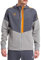 Erima Squad Kapuzen-Trainingsjacke grauorange, XL Unisex