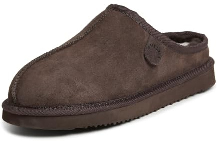 Fireside by Dearfoams Herren Grafton Genuine Faux Shearling ClogHausschuh