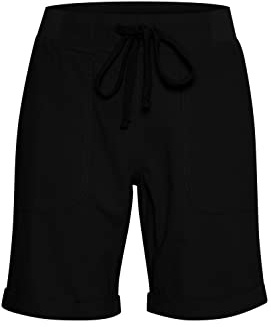 KAFFE Damen Kanaya Klassische Shorts, Midnight Navy, 34