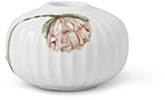 Kähler Kerzenständer runden Ø7.5 cm Kerzenhalter Hammershøi Poppy, Weiss