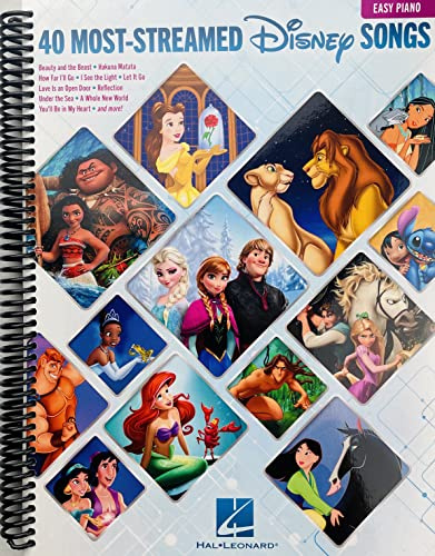The 40 Most-Streamed Disney Songs: Easy Piano Songbook