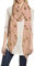Lina & Lily Damen Schal mit Löwenzahn-Muster Metallic (Hellrosa-Gold)