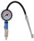 0-12 Bar Tyre Inflator Gauge, Self-clamping Car Tyre Pressure Gauge UK, Air Compressor Air Line Tyre Inflator Gun with Flexible Hose and Quick Air Connector, for Car, Truck, SUV, Motorcycle