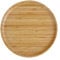 Pandoo Assiettes Réutilisables en Bambou - Set de Vaisselle en Bambou et Bois, Rondes et Plates, pour la Décoration