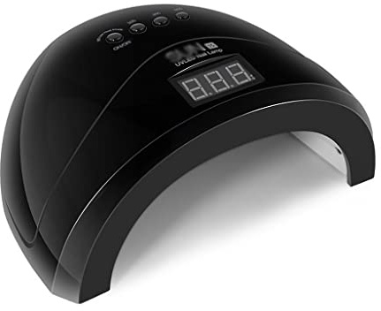 Strumenti per Unghie Lampada per Unghie a LED UV 48w con 3 impostazioni del Timer Sensore Automatico Lampada per fotopolimerizzazione Professionale per Smalto Gel Uso Domestico Nero