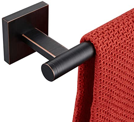 KOKOSIRI B4005ORB-L32 Handtuchhalter für Badezimmer, Handtuchstange für Küche, Schrank, Edelstahl mit geölter Bronze, 81,3 cm