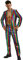 Funhoo Herren Disco Party Kostüm Metallic 2-teilig Jacke Hosen 70er Jahre Langarm Glänzende Pailletten Anzug für Halloween Cosplay Karneval Vintage Outfit (XL)