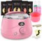 Waxing Set, Wachs Kit für Frauen Männer MaxFlat Digital Wax Pot Hartwachs Kit mit 51 Wachs Zubehör 17oz Brasilianisches Wachs für Ganzkörper Achselhöhle Brazilian Bikini Waxing Kit…