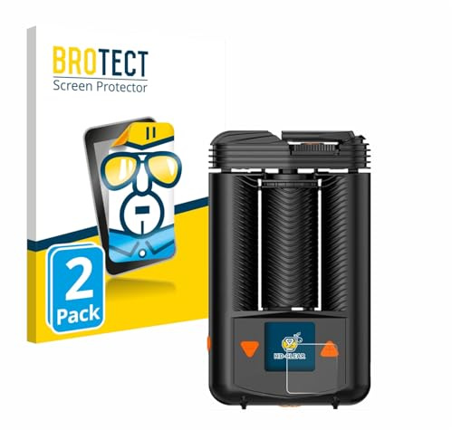 BROTECT Schutzfolie für Storz & Bickel Mighty + | 2 Stück Transparenter Displayschutz Made in Germany Klare Displayschutz-Folie Clear Einfache Montage Case-Friendly