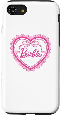 iPhone SE (2020) / 7 / 8 Barbie - Pink Coquette Lace Heart with Logo Case
