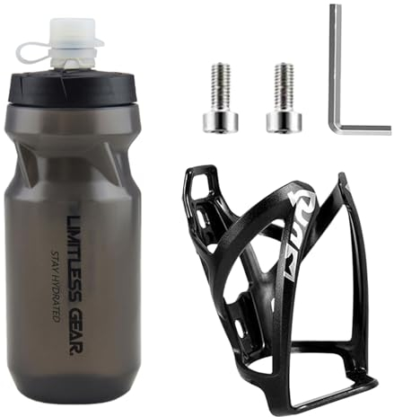 Vjonnl flaschenhalter Fahrrad trinkflasche mit Halter,fahrradflasche 21 Oz Flasche,Mountainbikes MTB Rennrad trinkflaschenhalterung getränkehalter
