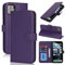 Zouzt Case for iPhone 11 Pro Max (6.5 Inch), Premium PU Leather Wallet Case with Credit Card Holder Slot Flip Folio Kickstand Shockproof Protective Phone Cover (Dark Purple)