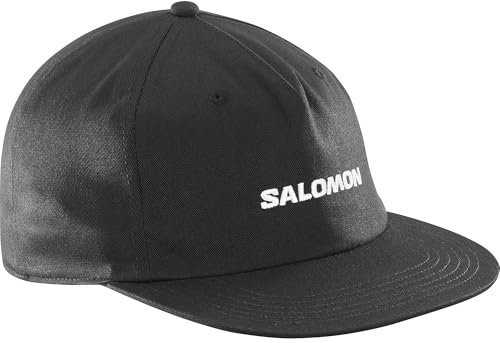 Salomon, Schirmmütze, Wandern, Trailrunning & Spaziergänge, Leichter Komfort, Verstellbar, Tiefschwarz, Unisex