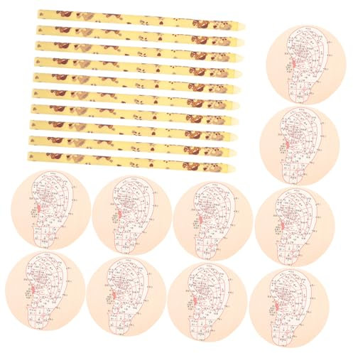 FRCOLOR 10sätze Ohrenkerzen Zum Reinigen Sets Mit Schutzhüllen Ohrenschmalzentfernung Kompakt Und Langlebig Für Täglichen Gebrauch