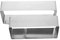Cabilock 2 STK Kuchenform Mini-ausstecher Käsekuchen Französische Tortenringe Pfannkuchenring Fudge-Formen Mini-eiswürfelform Säuerliche Backform Kuchen-Mousse-Form Keksformen Silver
