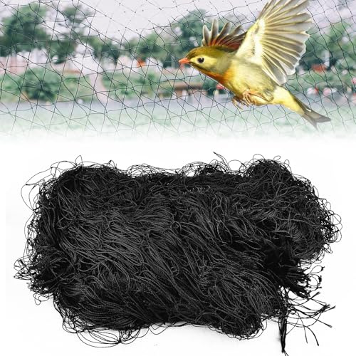 Red de protección para pájaros, 7,5 m x 15 m, red para pollos, estanque, red para pájaros, red estable para aves de corral adecuada para proteger árboles frutales, verduras de pájaros (tamaño de malla