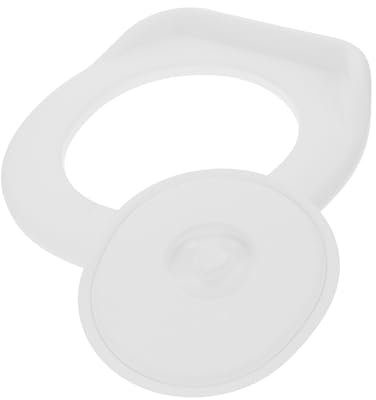 SWOOMEY 1 Satz Toilettenmatte Toilettensitzscharniere Mit Schnellverschluss Trichter Toilettendeckel Toilettenpapier Spülbar Abs Tragbar Schrauben Urinale Für Frauen System Weiß Plastik