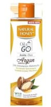 Natural Honey, Oil & Go Aceite de Ducha sin Aclarado con Argán Natural, 24H de Hidratación Profunda, Absorción Rápida, Acabado No Graso, Reafirmante, Nutritivo y Revitalizador, 250 ml