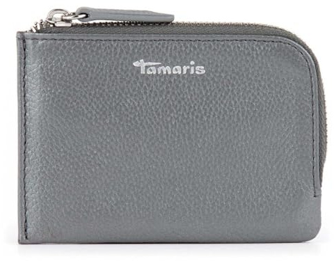 Tamaris Leder Kartenetui Amanda Card Holder Darksilver grau