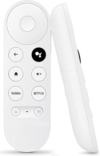 Mando a Distancia por Voz para G-oogle Chrome-Cast, G9N9N Control Remoto para Transmisor de G-oogle TV GA01409 GA01919 GA01920 GA01923 GA02463 GA02464 (Sólo para Chrome-Cast G-oogle de Blanco/Nieve)