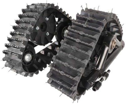 WYNAnGAI Schneemobil-Hinterrad-Gummikettensatz, 23T-Hinterachse, kompatibel mit Schnee- und Sandketten, Go-Kart-Winter-Quad-ATV-UTV-Buggy