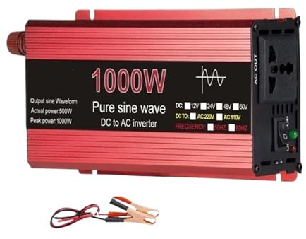 Convertitore Power Inverter 1000w 3000w 2200w 1600w Inverter Di Potenza Onda Sinusoidale 12V DC A AC 220V Convertitore Stabilizzatore 24V Solare 50hz 60hz(12V,220-224V 60HZ,1000W)