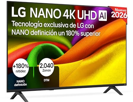 LG 50NU850B6LA - Smart TV Nano 4K UHD AI NU85 50 Pulgadas 4K 2026