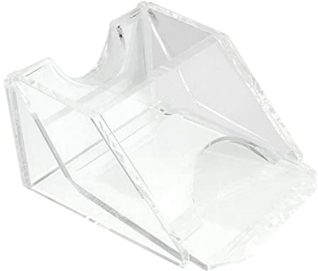 #N/A/a Zapato Repartidor de Cartas para de Acrílico Transparente con Equilibrada Superficie Redondeada Antideslizante Resistente Adecuado