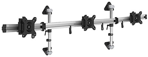 HFTEK 3fach-Wandhalterung Monitorarm Halter für DREI Bildschirme von 15-27 Zoll (MP230W40-N)